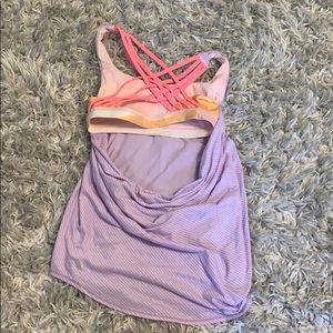 Drape back lululemon work out too